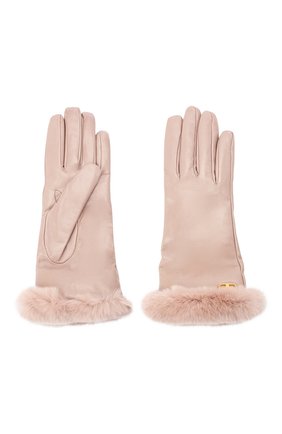 Женские кожаные перчатки VALENTINO бежевого цвета по цене 34300 руб., арт. UW2GDA21/AJF | Фото 2 Женские кожаные перчатки VALENTINO бежевого цвета, арт. UW2GDA21/AJF | Фото 2