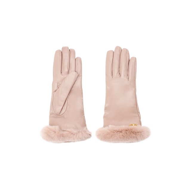 фото Кожаные перчатки valentino