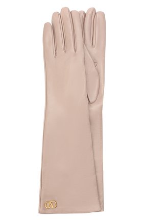 Женские кожаные перчатки VALENTINO бежевого цвета по цене 36850 руб., арт. UW2GCA14/WJW | Фото 1 Женские кожаные перчатки VALENTINO бежевого цвета, арт. UW2GCA14/WJW | Фото 1