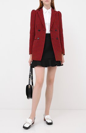 Женская юбка REDVALENTINO черного цвета по цене 23350 руб., арт. UR3RAE85/1Y1 | Фото 2 Женская юбка REDVALENTINO черного цвета, арт. UR3RAE85/1Y1 | Фото 2