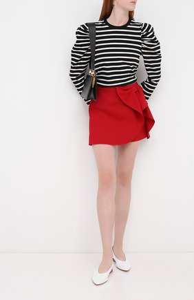 Женская юбка REDVALENTINO красного цвета по цене 23950 руб., арт. UR3RAE25/0VM | Фото 2 Женская юбка REDVALENTINO красного цвета, арт. UR3RAE25/0VM | Фото 2