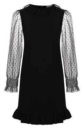 Женское платье REDVALENTINO черного цвета по цене 37150 руб., арт. UR3MJ04X/5C7 | Фото 1 Женское платье REDVALENTINO черного цвета, арт. UR3MJ04X/5C7 | Фото 1