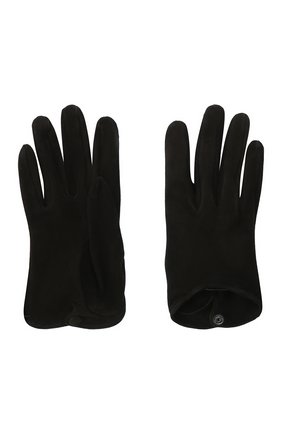Женские кожаные перчатки GIORGIO ARMANI черного цвета по цене 34550 руб., арт. 794217/0A221 | Фото 2 Женские кожаные перчатки GIORGIO ARMANI черного цвета, арт. 794217/0A221 | Фото 2