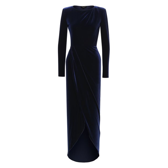 Платье-макси Giorgio Armani синего цвета