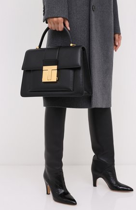 Женская сумка 001 medium TOM FORD черного цвета по цене 233500 руб., арт. L1289T-LG0009 | Фото 2 Женская сумка 001 medium TOM FORD черного цвета, арт. L1289T-LG0009 | Фото 2