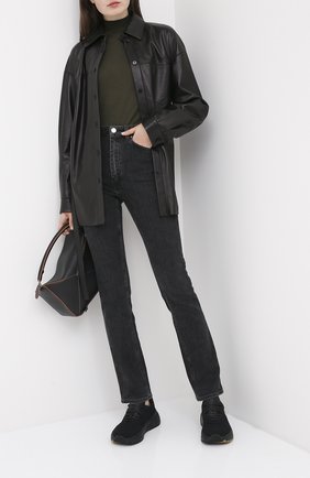 Женская водолазка из кашемира и шелка TOM FORD хаки цвета по цене 89950 руб., арт. MAK926-YAX087 | Фото 2 Женская водолазка из кашемира и шелка TOM FORD хаки цвета, арт. MAK926-YAX087 | Фото 2