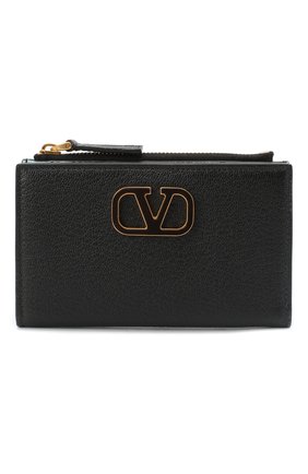 Женские кожаный кошелек valentino garavani VALENTINO черного цвета по цене 31700 руб., арт. UW2P0T46/ACY | Фото 1 Женские кожаный кошелек valentino garavani VALENTINO черного цвета, арт. UW2P0T46/ACY | Фото 1