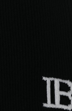 Мужской шарф из шерсти и кашемира BALMAIN черного цвета по цене 58900 руб., арт. UH1A605/K025 | Фото 2 Мужской шарф из шерсти и кашемира BALMAIN черного цвета, арт. UH1A605/K025 | Фото 2