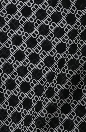 Мужской шарф из шерсти и шелка BALMAIN черно-белого цвета по цене 39950 руб., арт. UH1A606/I600 | Фото 2 Мужской шарф из шерсти и шелка BALMAIN черно-белого цвета, арт. UH1A606/I600 | Фото 2