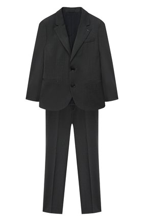 Детский костюм из пиджака и брюк EMPORIO ARMANI серого цвета по цене 34550 руб., арт. 8N4V02/4N19Z | Фото 1 Детский костюм из пиджака и брюк EMPORIO ARMANI серого цвета, арт. 8N4V02/4N19Z | Фото 1