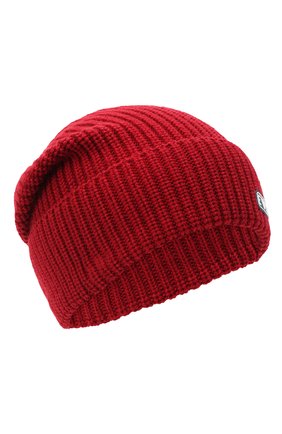 Детский комплект из шапки и шарфа EMPORIO ARMANI красного цвета, арт. 407511/0A759 | Фото 2 (Материал: Шерсть, Текстиль)
