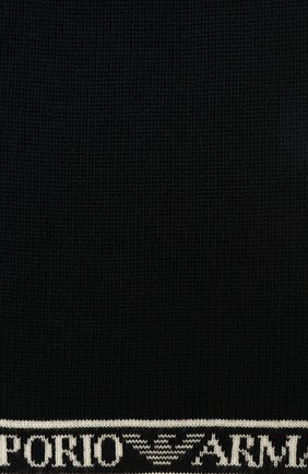 Детский шерстяной шарф EMPORIO ARMANI темно-синего цвета по цене 8875 руб., арт. 404617/0A466 | Фото 2 Детский шерстяной шарф EMPORIO ARMANI темно-синего цвета, арт. 404617/0A466 | Фото 2