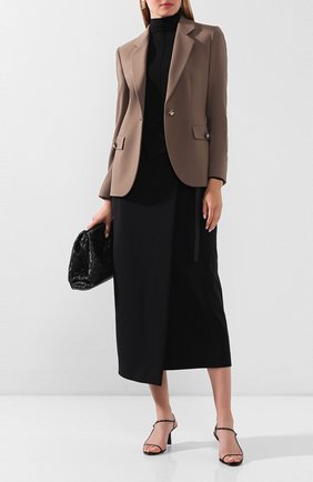 Женский шерстяной жакет GIORGIO ARMANI бежевого цвета по цене 135500 руб., арт. 0WHGG0HL/T01QW | Фото 2 Женский шерстяной жакет GIORGIO ARMANI бежевого цвета, арт. 0WHGG0HL/T01QW | Фото 2