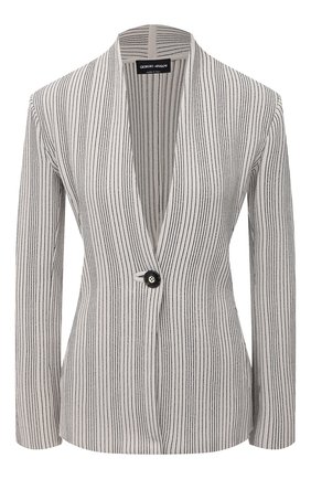 Женский жакет из вискозы GIORGIO ARMANI бежевого цвета по цене 244000 руб., арт. 6HAG09/AM30Z | Фото 1 Женский жакет из вискозы GIORGIO ARMANI бежевого цвета, арт. 6HAG09/AM30Z | Фото 1
