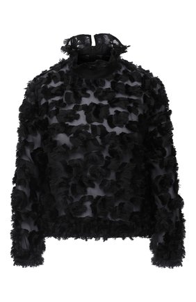 Женская блузка GIORGIO ARMANI черного цвета по цене 146500 руб., арт. 0WHCCZ16/TZ633 | Фото 1 Женская блузка GIORGIO ARMANI черного цвета, арт. 0WHCCZ16/TZ633 | Фото 1