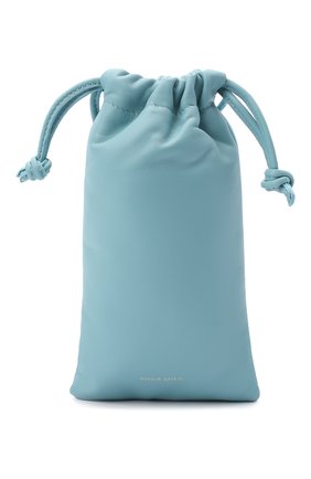 Женская сумка pillow MANSUR GAVRIEL голубого цвета по цене 19300 руб., арт. WP20H004KQ | Фото 1 Женская сумка pillow MANSUR GAVRIEL голубого цвета, арт. WP20H004KQ | Фото 1