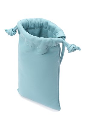 Женская сумка pillow MANSUR GAVRIEL голубого цвета по цене 21250 руб., арт. WP20H004KQ | Фото 4 Женская сумка pillow MANSUR GAVRIEL голубого цвета, арт. WP20H004KQ | Фото 4
