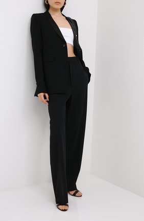 Женский топ из вискозы BALMAIN белого цвета по цене 28250 руб., арт. UF10975/K050 | Фото 2 Женский топ из вискозы BALMAIN белого цвета, арт. UF10975/K050 | Фото 2