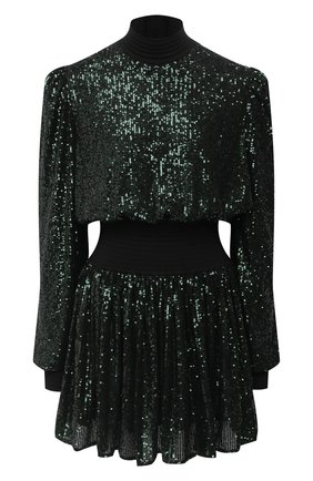 Женское платье с пайетками BALMAIN зеленого цвета по цене 224000 руб., арт. UF16306/K130 | Фото 1 Женское платье с пайетками BALMAIN зеленого цвета, арт. UF16306/K130 | Фото 1