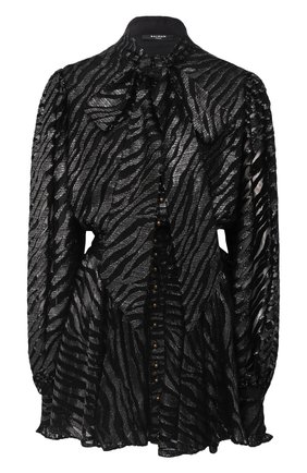 Женское платье BALMAIN черного цвета по цене 224000 руб., арт. UF16336/X421 | Фото 1 Женское платье BALMAIN черного цвета, арт. UF16336/X421 | Фото 1