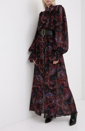 Женское шелковое платье BALMAIN разноцветного цвета по цене 319000 руб., арт. UF16891/I518 | Фото 2 Женское шелковое платье BALMAIN разноцветного цвета, арт. UF16891/I518 | Фото 2