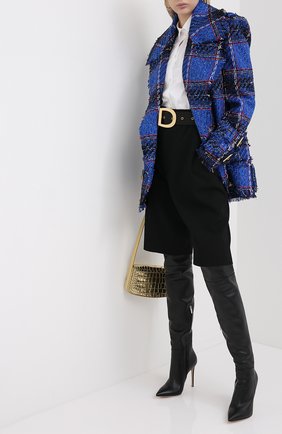 Женское пальто BALMAIN разноцветного цвета по цене 292000 руб., арт. UF19496/X404 | Фото 2 Женское пальто BALMAIN разноцветного цвета, арт. UF19496/X404 | Фото 2