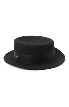 Женская фетровая шляпа GIORGIO ARMANI черного цвета по цене 43900 руб., арт. 797403/0A522 | Фото 1 Женская фетровая шляпа GIORGIO ARMANI черного цвета, арт. 797403/0A522 | Фото 1