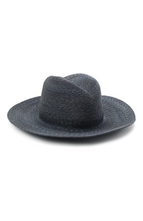 Женская соломенная шляпа GIORGIO ARMANI темно-синего цвета по цене 58350 руб., арт. 797025/0A932 | Фото 2 Женская соломенная шляпа GIORGIO ARMANI темно-синего цвета, арт. 797025/0A932 | Фото 2