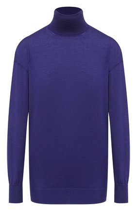Женская водолазка из смеси кашемира и шелка TOM FORD синего цвета по цене 88200 руб., арт. MAK901-YAX087 | Фото 1 Женская водолазка из смеси кашемира и шелка TOM FORD синего цвета, арт. MAK901-YAX087 | Фото 1