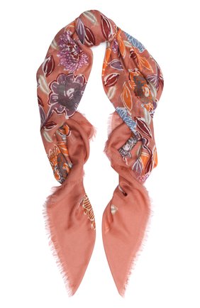 Женская шаль из кашемира и шелка LORO PIANA оранжевого цвета по цене 128500 руб., арт. FAL3539 | Фото 1 Женская шаль из кашемира и шелка LORO PIANA оранжевого цвета, арт. FAL3539 | Фото 1