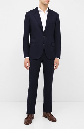 Мужской шерстяной костюм BRUNELLO CUCINELLI синего цвета по цене 224500 руб., арт. ME2267BT7A | Фото 1 Мужской шерстяной костюм BRUNELLO CUCINELLI синего цвета, арт. ME2267BT7A | Фото 1