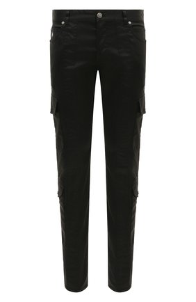 Мужской хлопковые брюки-карго BALMAIN черного цвета по цене 78950 руб., арт. UH15377/Z043 | Фото 1 Мужской хлопковые брюки-карго BALMAIN черного цвета, арт. UH15377/Z043 | Фото 1