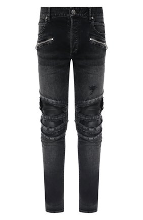 Мужские джинсы BALMAIN черного цвета по цене 119000 руб., арт. UH15419/Z036 | Фото 1 Мужские джинсы BALMAIN черного цвета, арт. UH15419/Z036 | Фото 1