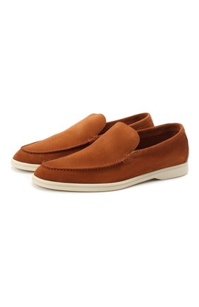 Мужские замшевые лоферы summer walk LORO PIANA светло-коричневого цвета по цене 52200 руб., арт. FAE8124 | Фото 1 Мужские замшевые лоферы summer walk LORO PIANA светло-коричневого цвета, арт. FAE8124 | Фото 1