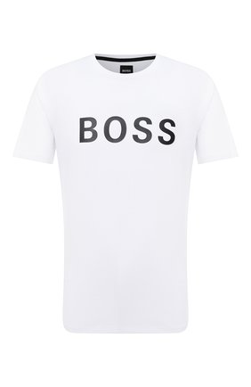 Мужская футболка BOSS белого цвета по цене 5900 руб., арт. 50430889 | Фото 1 Мужская футболка BOSS белого цвета, арт. 50430889 | Фото 1