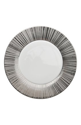 Тарелка сервировочная silva  BERNARDAUD серебряного цвета, арт. 1853/2134 | Фото 1 (Ограничения доставки: fragile-2)