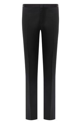 Мужские шерстяные брюки ZILLI черного цвета, арт. M0U-B0ST0-60290/0001 | Фото 1 (Длина (брюки, джинсы): Стандартные; Материал подклада: Купро; Материал внешний: Шерсть; Стили: Классический; Случай: Вечерний; Региональные ограничения белый список (Axapta Mercury): RU)