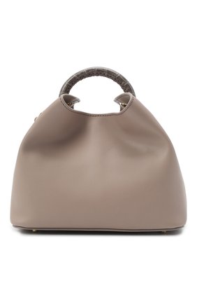 Женская сумка boazi ELLEME серого цвета по цене 36400 руб., арт. BA0ZI/LEATHER | Фото 1 Женская сумка boazi ELLEME серого цвета, арт. BA0ZI/LEATHER | Фото 1