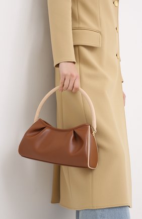 Женская сумка dimple ELLEME коричневого цвета по цене 35400 руб., арт. DIMPLE/LEATHER | Фото 2 Женская сумка dimple ELLEME коричневого цвета, арт. DIMPLE/LEATHER | Фото 2
