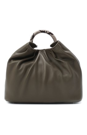 Женская сумка raisin small ELLEME темно-серого цвета по цене 43950 руб., арт. LARGE DUMPLING/LAMBSKIN/C0W LEATHER | Фото 1 Женская сумка raisin small ELLEME темно-серого цвета, арт. LARGE DUMPLING/LAMBSKIN/C0W LEATHER | Фото 1