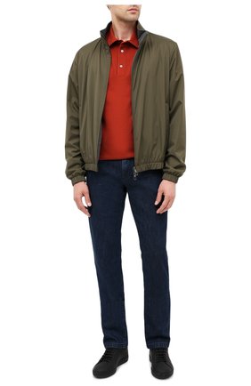 Мужское хлопковое поло LORO PIANA бордового цвета по цене 39950 руб., арт. FAI1315 | Фото 2 Мужское хлопковое поло LORO PIANA бордового цвета, арт. FAI1315 | Фото 2
