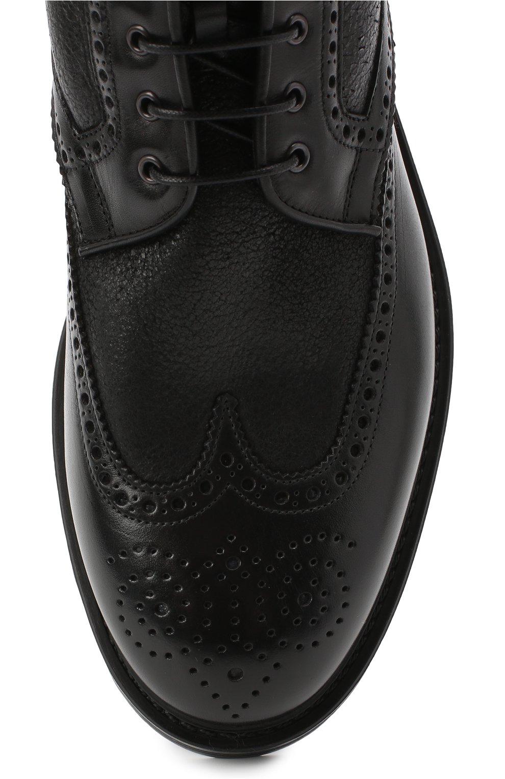 Мужские кожаные ботинки W.GIBBS черного цвета, арт. 3169011/1514 | Фото 5 (Материал внешний: Кожа; Материал утеплителя: Натуральный мех; Мужское Кросс-КТ: Ботинки-обувь, зимние ботинки; Региональные ограничения белый список (Axapta Mercury): RU; Длина стельки: 29,2; толщина подошвы: 1,5; ширина носка стельки: 9,5)