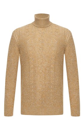 Мужской кашемировый свитер LORO PIANA желтого цвета по цене 213500 руб., арт. FAL2788 | Фото 1 Мужской кашемировый свитер LORO PIANA желтого цвета, арт. FAL2788 | Фото 1