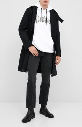 Мужской хлопковое худи PALM ANGELS белого цвета по цене 43950 руб., арт. PMBB036E20FLE0030182 | Фото 2 Мужской хлопковое худи PALM ANGELS белого цвета, арт. PMBB036E20FLE0030182 | Фото 2