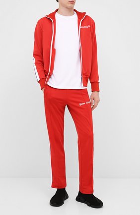 Мужская толстовка PALM ANGELS красного цвета по цене 36350 руб., арт. PMBD001E20FAB0012901 | Фото 2 Мужская толстовка PALM ANGELS красного цвета, арт. PMBD001E20FAB0012901 | Фото 2