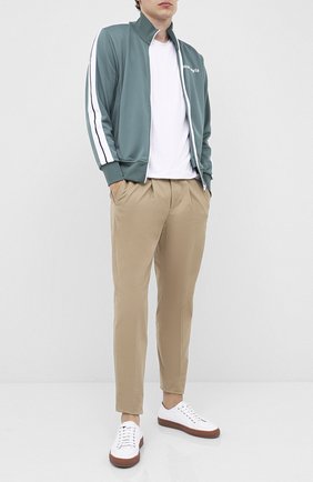 Мужская толстовка PALM ANGELS светло-зеленого цвета по цене 36350 руб., арт. PMBD001E20FAB0015901 | Фото 2 Мужская толстовка PALM ANGELS светло-зеленого цвета, арт. PMBD001E20FAB0015901 | Фото 2