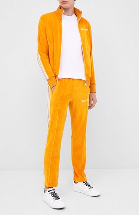 Мужская толстовка PALM ANGELS желтого цвета по цене 37600 руб., арт. PMBD001E20FAB0032201 | Фото 2 Мужская толстовка PALM ANGELS желтого цвета, арт. PMBD001E20FAB0032201 | Фото 2