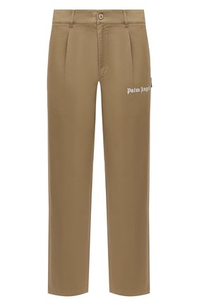 Мужской хлопковые брюки PALM ANGELS бежевого цвета по цене 29100 руб., арт. PMCA081E20FAB0026161 | Фото 1 Мужской хлопковые брюки PALM ANGELS бежевого цвета, арт. PMCA081E20FAB0026161 | Фото 1