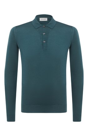 Мужское шерстяное поло JOHN SMEDLEY зеленого цвета по цене 22950 руб., арт. BELPER | Фото 1 Мужское шерстяное поло JOHN SMEDLEY зеленого цвета, арт. BELPER | Фото 1