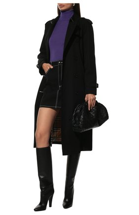 Женская водолазка из смеси кашемира и шелка TOM FORD сиреневого цвета по цене 93300 руб., арт. MAK840-YAX176 | Фото 2 Женская водолазка из смеси кашемира и шелка TOM FORD сиреневого цвета, арт. MAK840-YAX176 | Фото 2